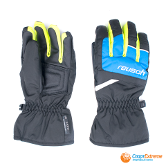 Перчатки REUSCH Bennet R-TEX XT Junior Blck/Bril Blu/Safety Yell 
