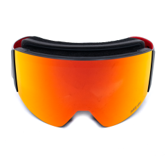 Маска White Owl FA-107, размер M/L, красный с черным