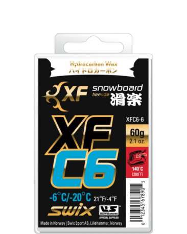 Мазь скольжения (парафин) Swix XFC6 Blue -6C / -12C (XFC6-6) - №1