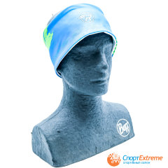 Повязка трикотажная принт Свердловская область (синий/зелёный)