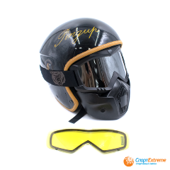 Шлем TERROR - PINGUP Black